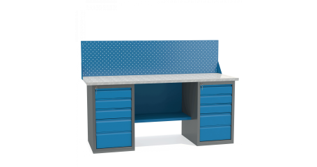 Металлический верстак с двумя драйверами ВД2-1.9