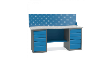 Металлический верстак с двумя драйверами ВД2-1.9