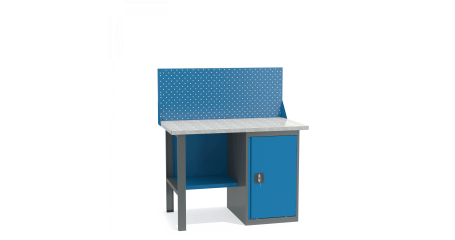 Металлический верстак с тумбой ВТ-1.2