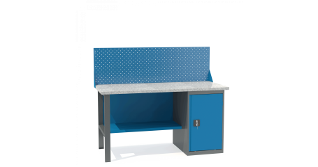 Металлический верстак с тумбой ВТ-1.6