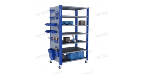 Мобильный стеллаж из металла KronVuz CT H7 12Х19-SB3-K2