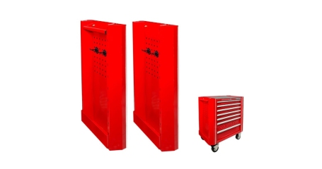 Навесные панели KING TONY 87430A для инструментальной тележки 87432-5В, 87434-7B, 5 предметов