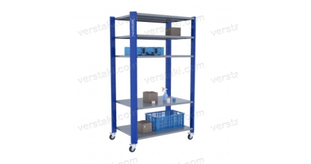 Открытый складской полочный стеллаж KronVuz CT H5 12Х19-K2