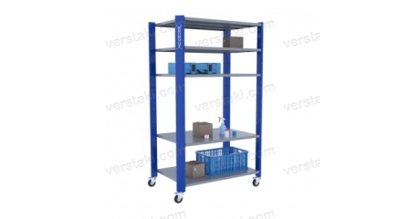 Открытый складской полочный стеллаж KronVuz CT H5 12Х19-K2