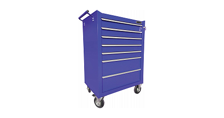 OTT47B-R Тележка инструментальная 7-ми полочная (синяя)