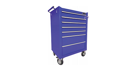 OTT47B-R Тележка инструментальная 7-ми полочная (синяя)