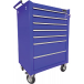 OTT47B-R Тележка инструментальная 7-ми полочная (синяя)