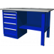 OWB1-50 Верстак с одной тумбой, тумба с 5 ящиками, 1390х686х820 мм