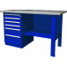 OWB1-60 Верстак с одной тумбой, тумба с 6 ящиками, 1390х686х820 мм