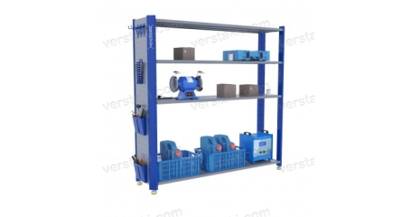 Производственный открытый стеллаж KronVuz CT H4 20Х19-SB3-KV-N-01