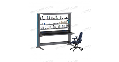 Рабочее место с резиновым ковриком KronVuz Pro WP-1000-L3R