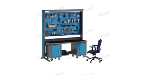 Рабочее место с резиновым ковриком KronVuz Pro WP 3010-L3S-TB11