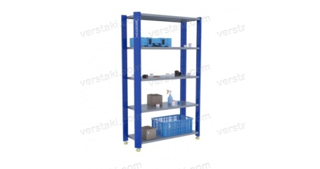 Разборный полочный стеллаж KronVuz CT H5 12Х19-KV-N-01