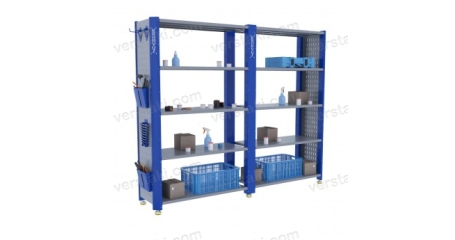 Сборный стеллаж для гаража KronVuz CT 2H5 12Х19-SB3-KV-N-01