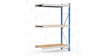 Секция к металлическому стеллажу с ДСП SGR-V-ДСП 1583-2.0 ДС