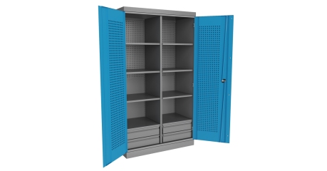 Шкаф металлический инструментальный TNC 182.4B.8S