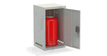 Шкаф для газовых баллонов ШГР 27-1-4 (27л)