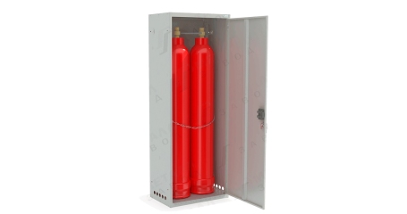 Шкаф для газовых баллонов ШГР 40-2-4(2x40л)
