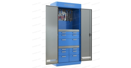 Шкаф для инструментов KronVuz Box 1921-01 (RAL 5005/7012)