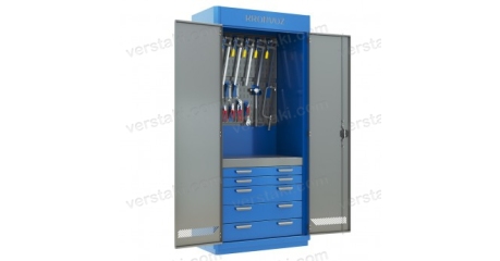 Шкаф инструментальный металлический KronVuz Box 1512 (RAL 5005/7012)