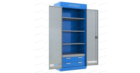 Шкаф металлический для инструмента KronVuz Box 1240 (RAL 5005/7012)