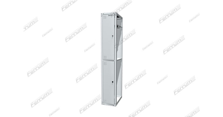 Шкаф односекционный двухдверный для одежды без стенки Ferrum 03.312/D-7035