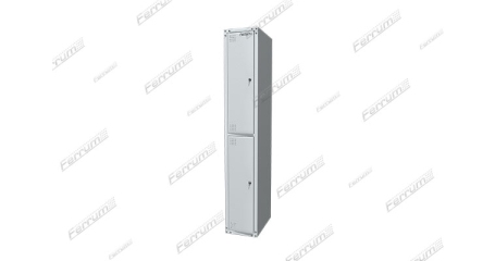 Шкаф односекционный двухдверный для одежды Ferrum 03.312-7035