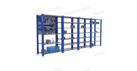 Складской сборный стеллаж KronVuz CT H4 12Х19-S1 3H7 12X19-KV-N-01