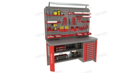 Слесарный верстак Гефест-ВС-009-ЭДО c увеличенным экраном