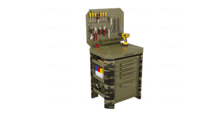 Слесарный верстак Гефест-ВС-5 серии Камуфляж