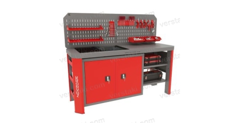 Слесарный верстак с мойкой Гефест-ВС-220-ЭП-М1