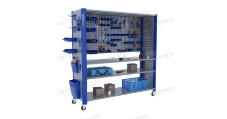 Стеллаж для зонирования KronVuz CT H4 20Х19-S1-2SB3-K2