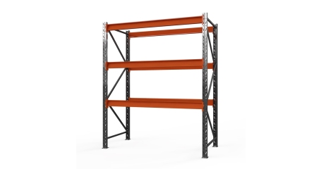 Стеллаж металлический HEAVY 3 полки без настила 3500x2500x785 мм Верстакофф ® СП-331002
