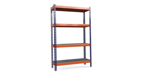 Стеллаж металлический Т-120 M/4 4 полки 2000x1240x455 мм Верстакофф ® СМП-321004