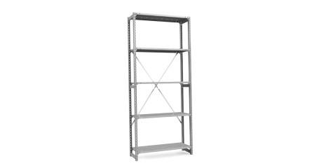 Стеллаж ТСУ Универсал металлический 5 полок 2500x760x800 мм Верстакофф ® ТСУ-311010