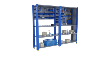 Стеллаж металлический KronVuz CT H3 12519-S1 H3 12519-S2-KV-N-01