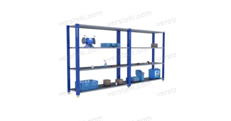 Стеллаж металлический разборный KronVuz CT 2H4 20Х19-KV-N-01