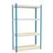Стеллаж металлический складской МКФ 15614-2,5