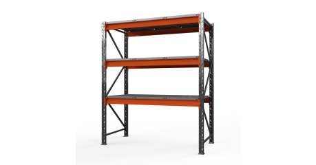 Стеллаж металлический HEAVY 3 полки металл 2500x2500x785 мм Верстакофф ® СП-331008