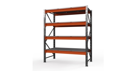 Стеллаж металлический HEAVY 4 полки металл 3000x2500x785 мм Верстакофф ® СП-331011