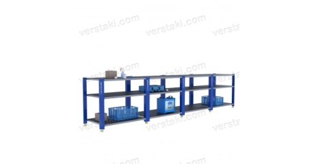 Стеллаж напольный производственный KronVuz CT 4H3 12X10-KV-N-01