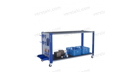 Стеллаж складской металлический KronVuz CT H2 20Х10-SB1-K2