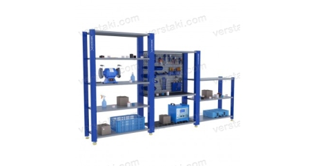 Стеллаж ступенчатый сборный KronVuz CT H5 12Х19 H3 12X16-S2 H3 12X10-KV-N-01