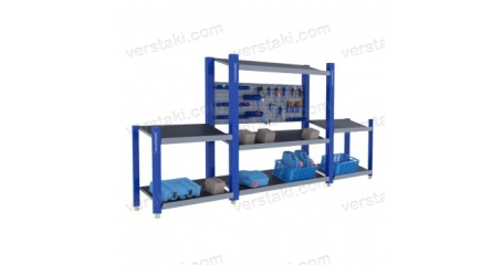 Стеллаж торговый комбинированный KronVuz CT N2 12Х10 N3 20X19-S1 N2 12X10-KV-N-01