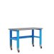 Стол металлический промышленный 1500 мм Верстакофф ® Place 1500 без ящиков на колесах
