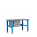 Стол металлический промышленный 1500 мм Верстакофф ® Place 1500 модуль с 3 ящиками