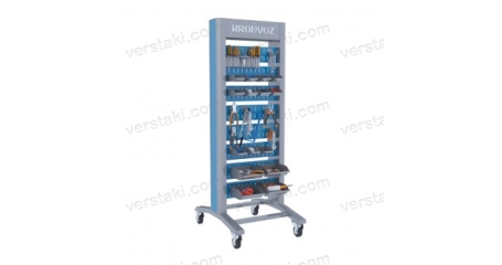 Стойка для инструментов KronVuz Rack 1800 (RAL 7012/5005)