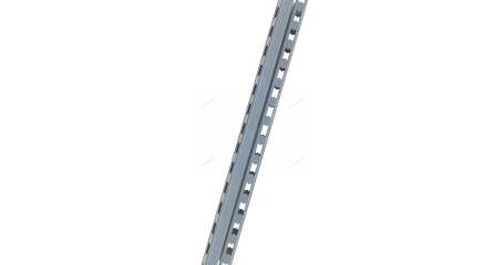 Стойка перфорированная 1500 мм серая 7012 /OPTIMAL-NWS7/ (2шт) NWS7