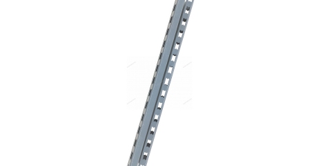 Стойка перфорированная 1500 мм серая 7012 /OPTIMAL-NWS7/ (2шт) NWS7