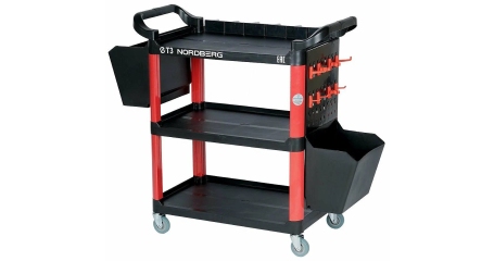Тележка для инструмента с пластиковыми полками NORDBERG T3